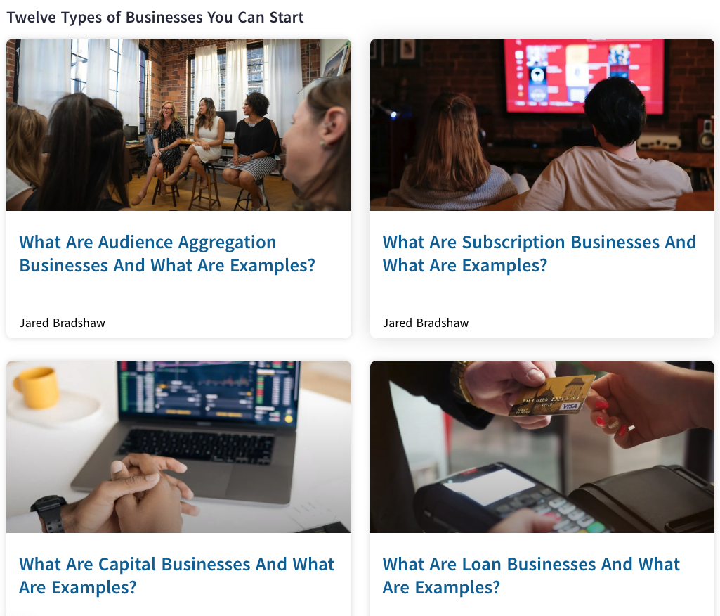 Twelve business models preview