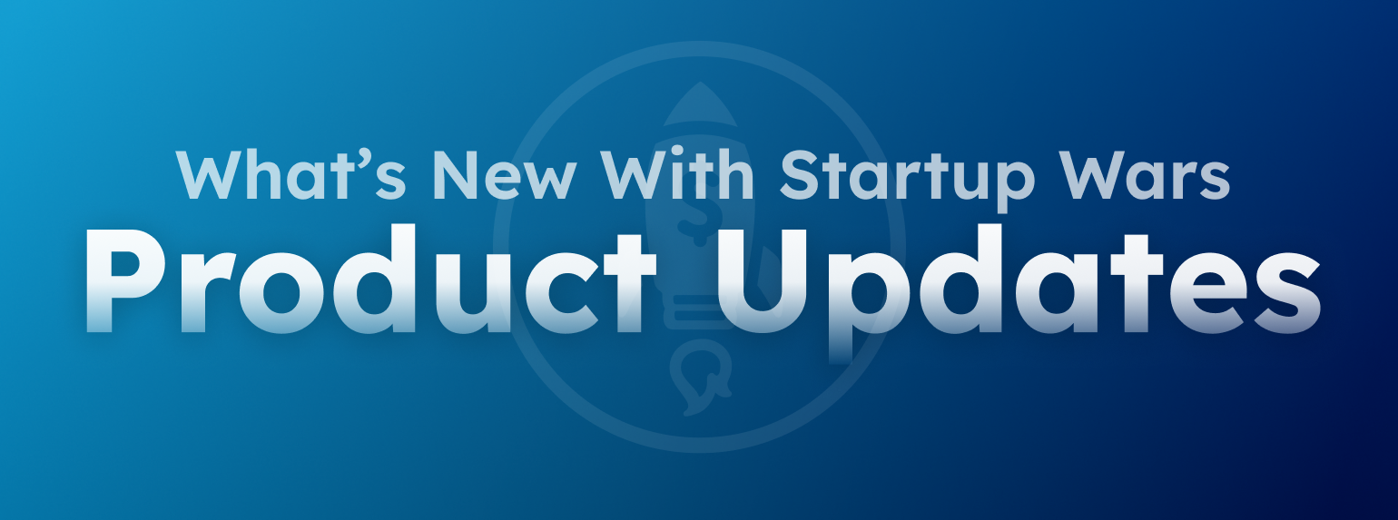 What's new with Startup Wars banner image
