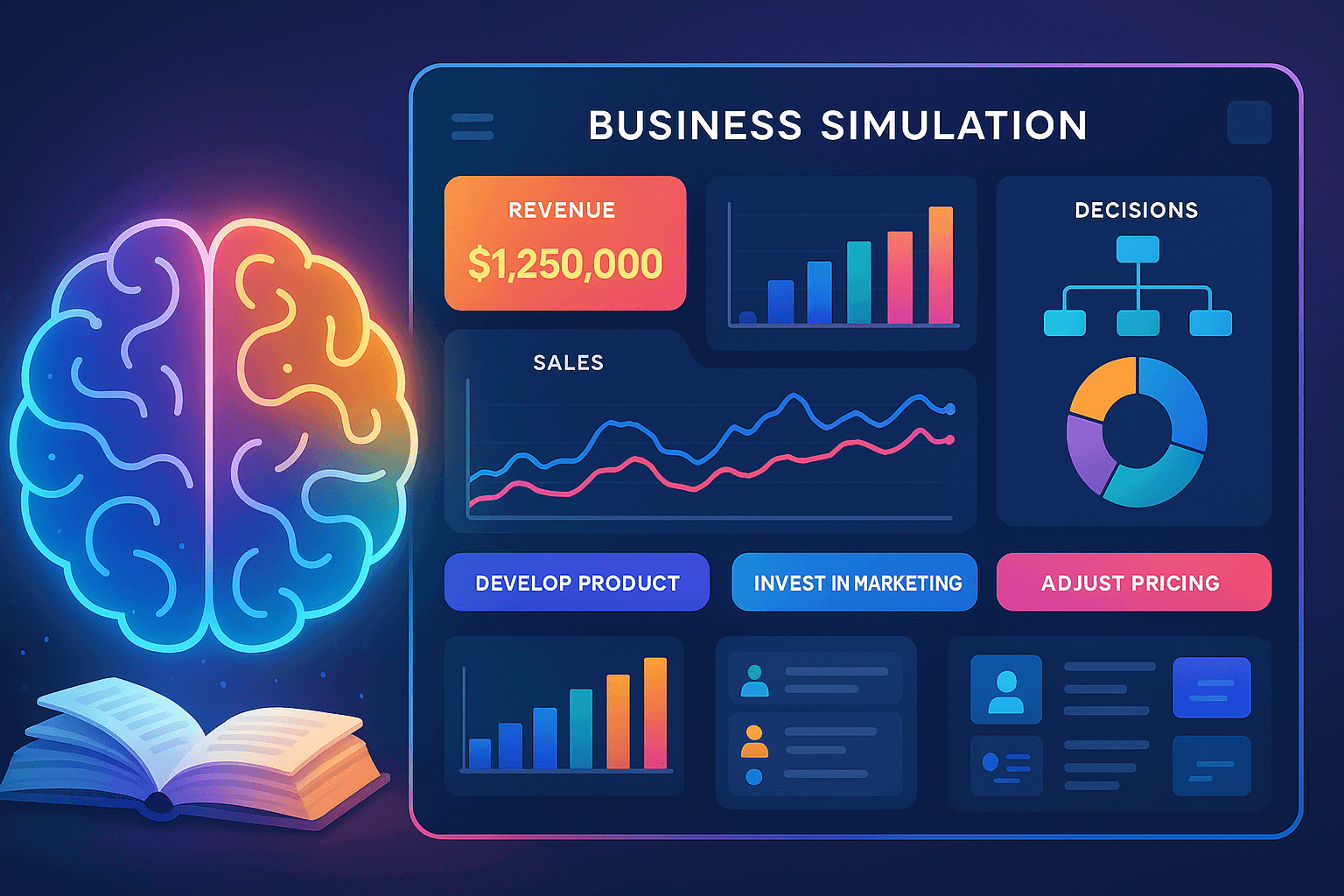 Business Simulation Psychology Dashboard
