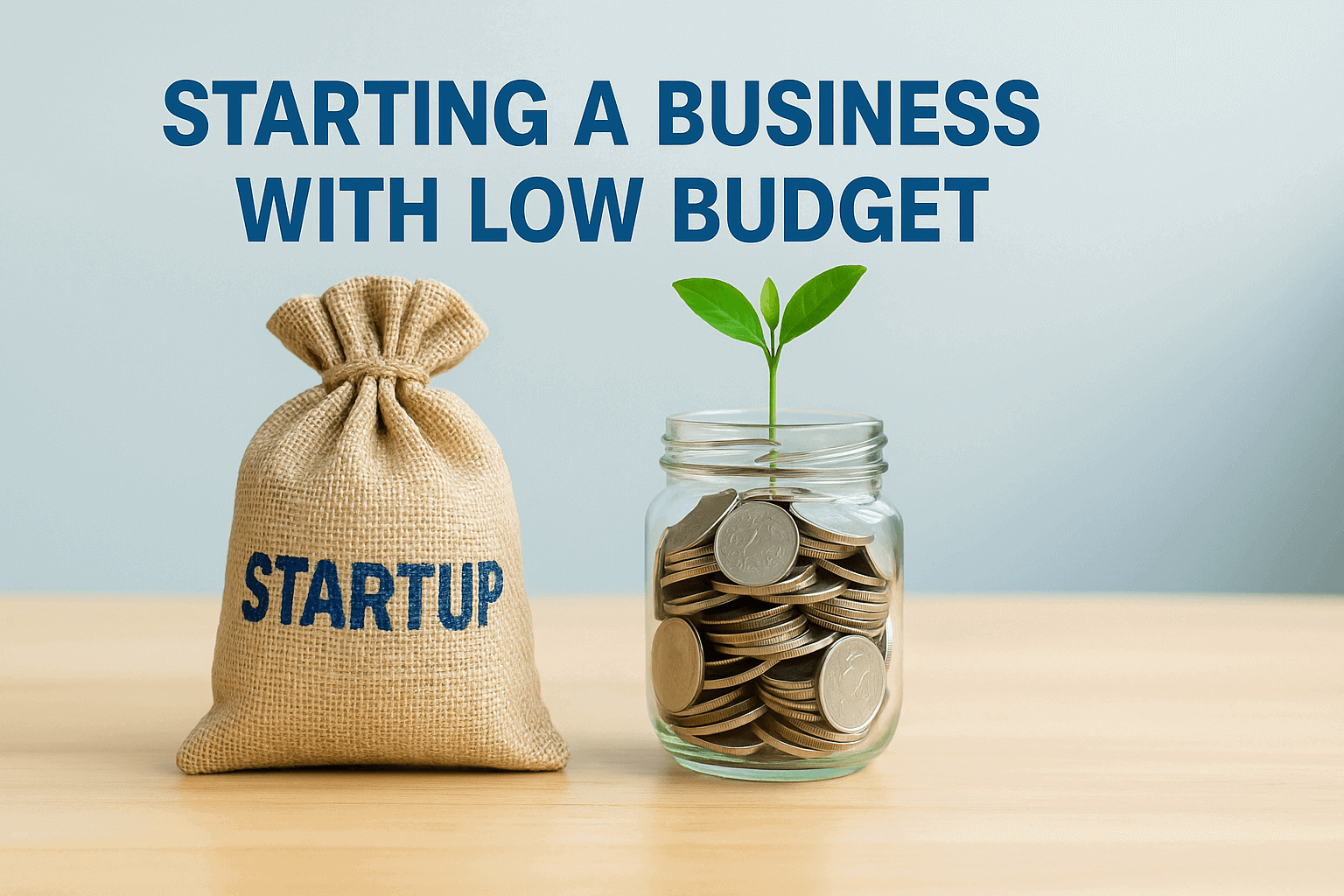 how to start a business with no money