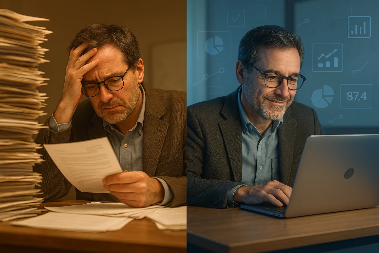 Professor shifting from manual grading