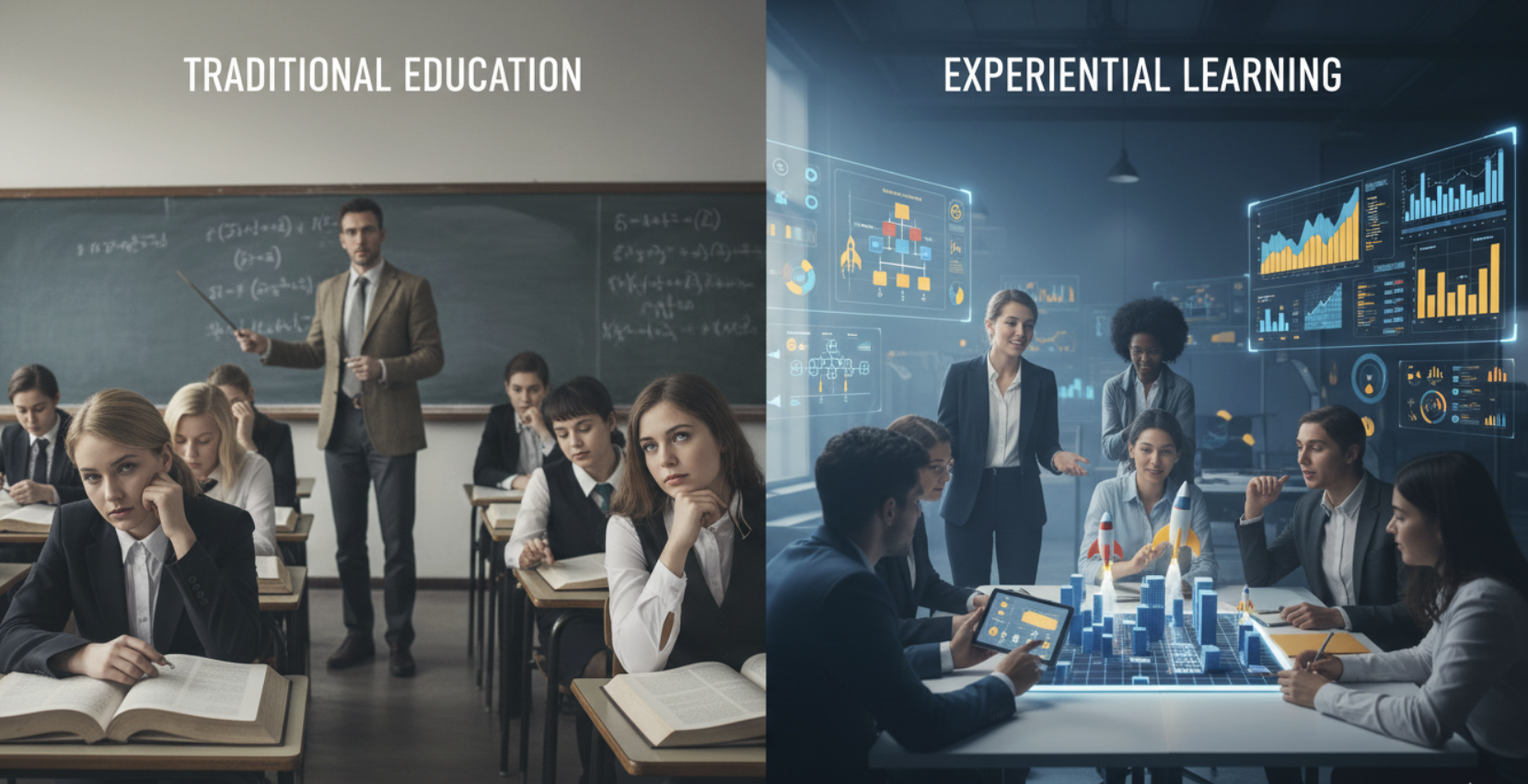 Traditional vs Experiential Learning