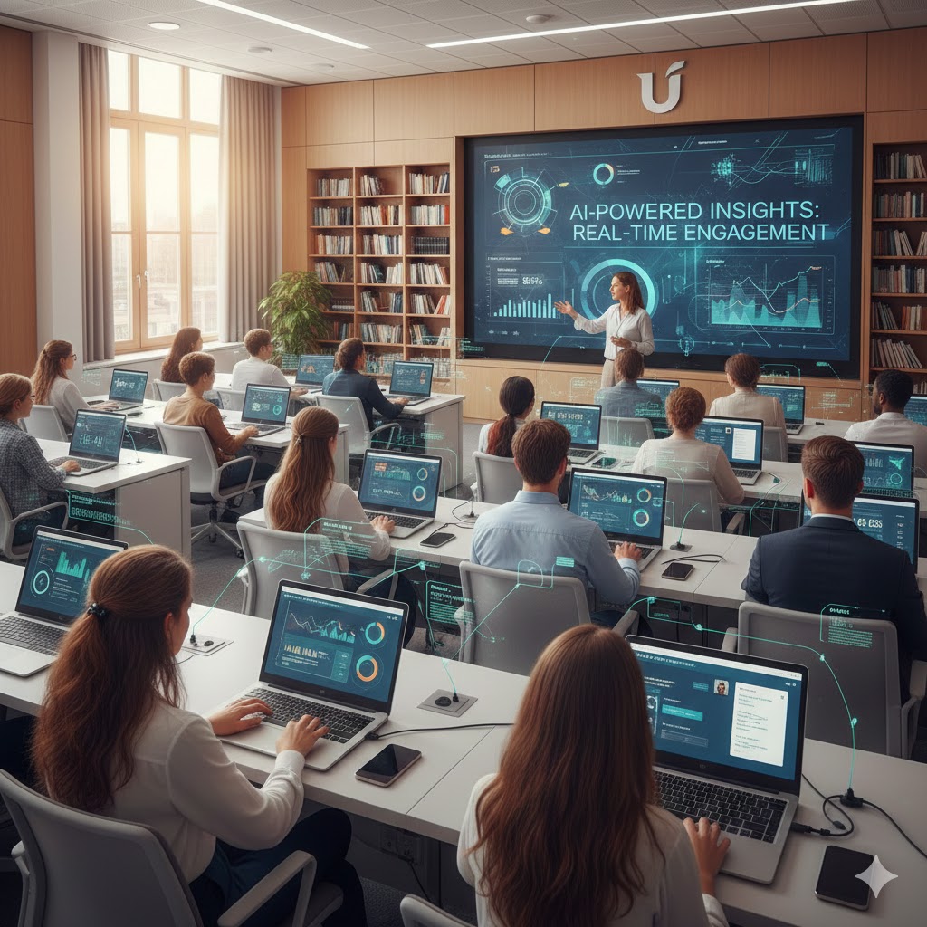AI powered classroom learning environment