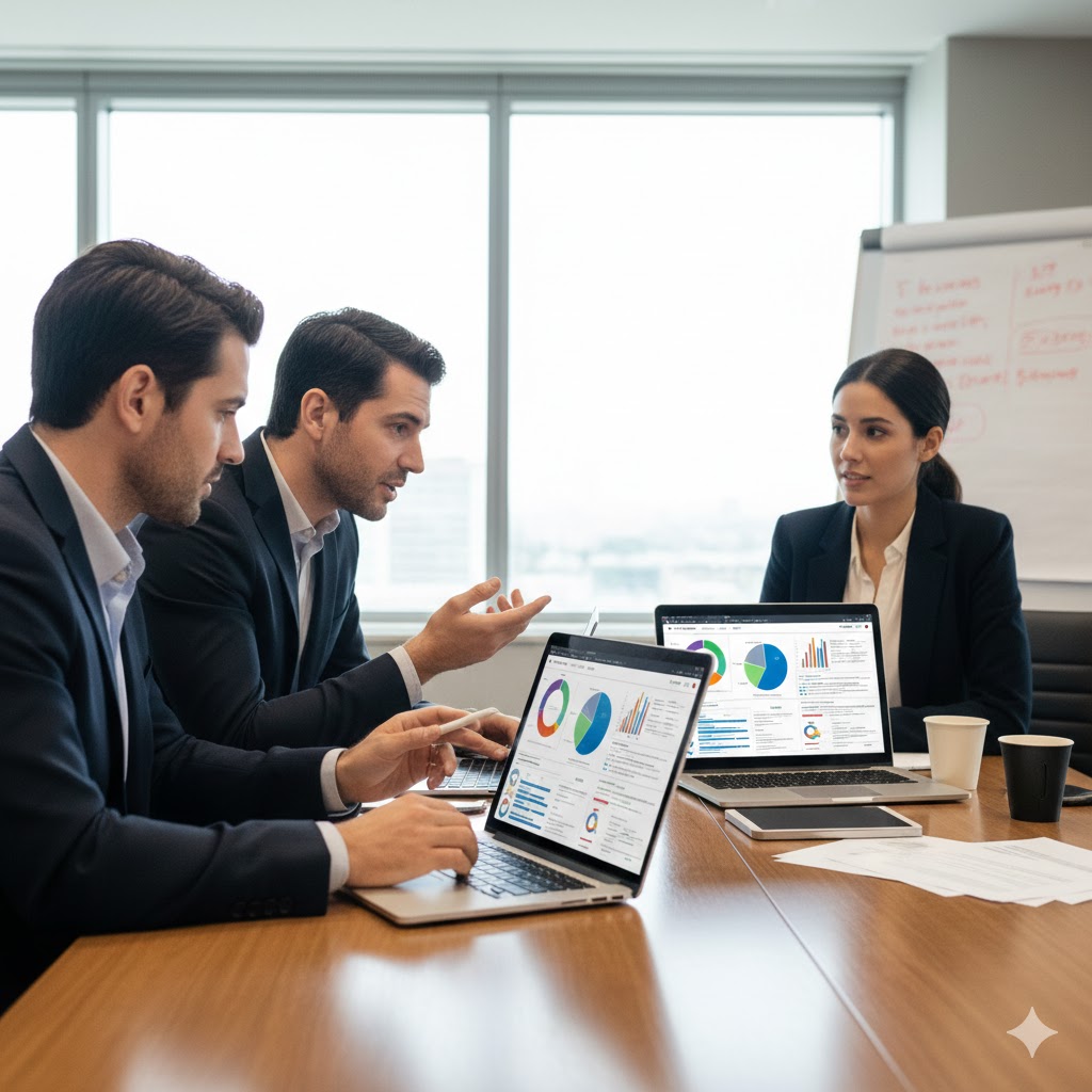 business simulation decision making session