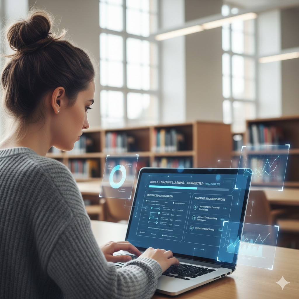 personalized AI learning analytics dashboard (benefits of ai in education)