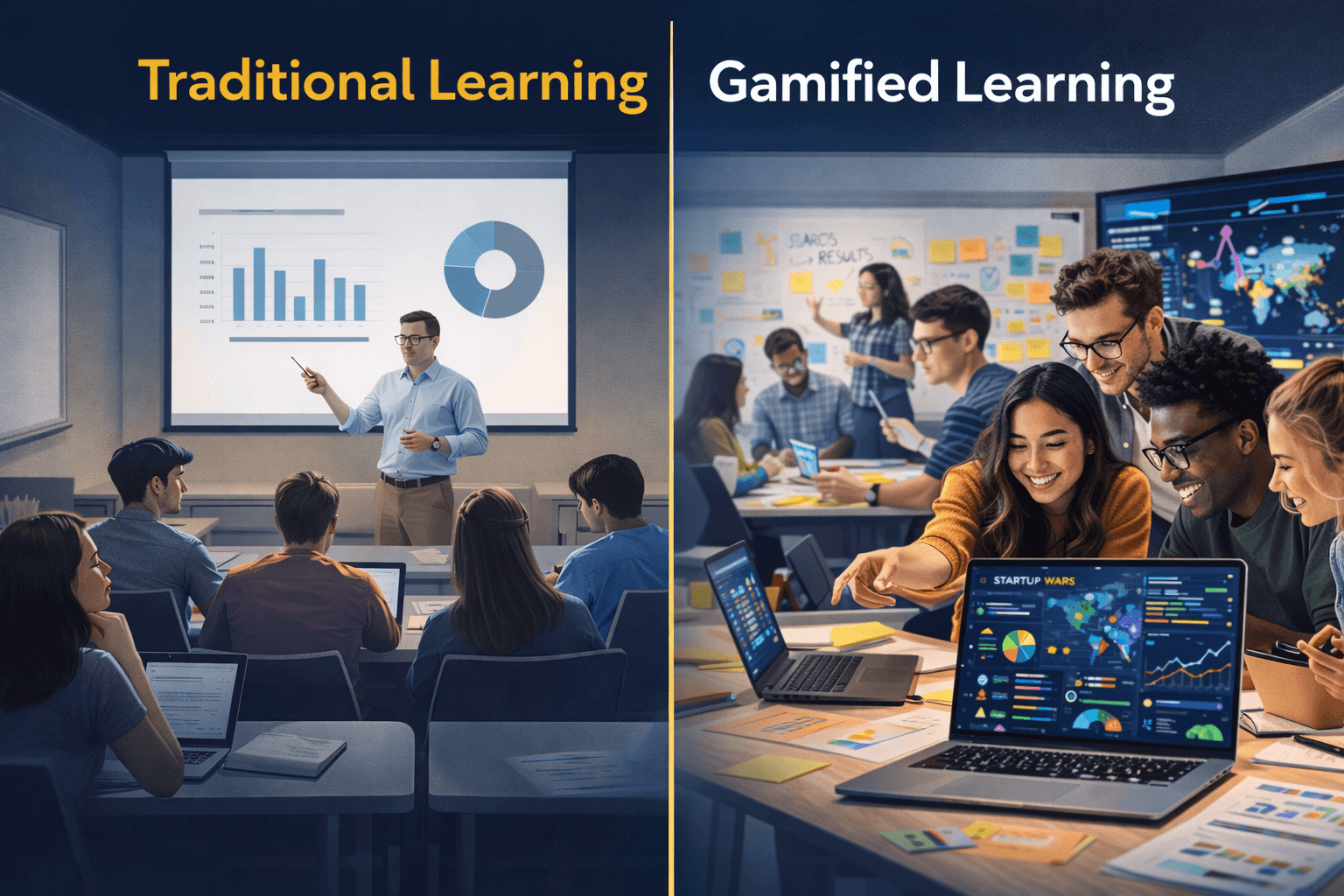 gamification vs traditiona learning